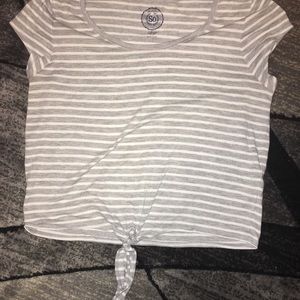 SO brand striped tie shirt